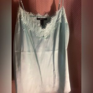 Silky light green top, never worn